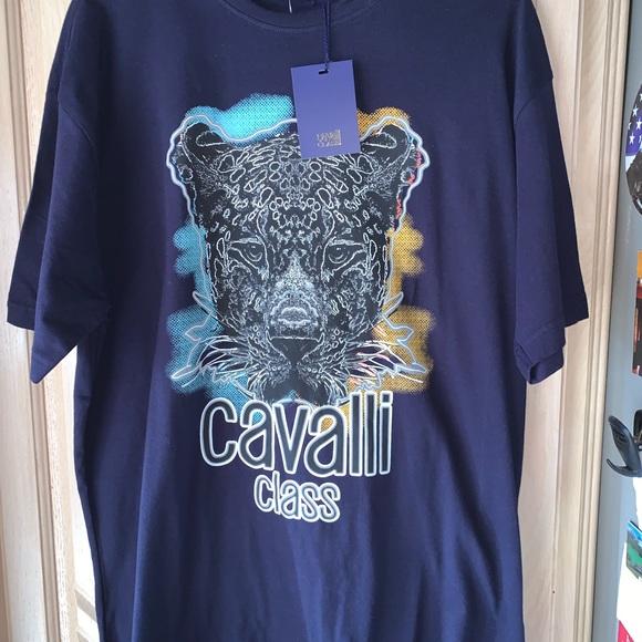 Cavalli Class NWT men’s short sleeve tee shirt size XL - Picture 3 of 7